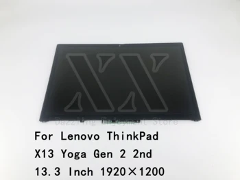 13.3 Palce 1920×1200 Pre Lenovo ThinkPad X13 Jogy Gen 2 2. Dotykový LCD Displej Digitalizátorom. Montáž 5M11C82039