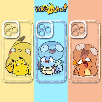 Pokémon Pikachu obal pre Samsung Galaxy A73 A13 A51 A71 A04 A04S A04E A14 A34 A54 A13 A23 A33 A53 A12 A22 5G Mäkké Silikónové Krytie