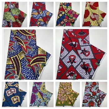 Veľkoobchodné ceny so zárukou Naozajstný Afriky Skutočný Vosk Textílie 2023 New Vysoká Kvalita Ankara Vosk Pagne Nigéria Ženy Štýl Šaty