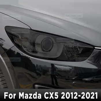 Pre Mazda CX5 2012-2021 Auto Exteriéru Svetlometu Anti-scratch Predné Lampy Odtieň TPU Ochranný Film Kryt Opravy Príslušenstvo Nálepky