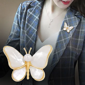 Vynikajúce Tvorivé Retro Vyšívané Motýľ Brošňa Hmyzu Kolíky Kabát BroochFashion Šperky pre Ženy
