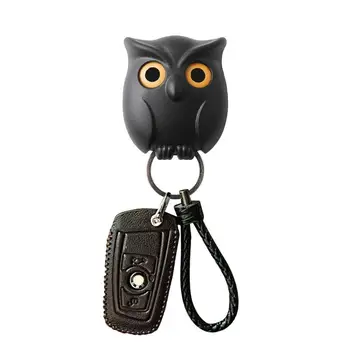Kreatívne Night Owl Kľúča Držiteľa Vtipné Nástenné Závesné Sova Tvar Kľúča Držiteľa Háčiky Bude Otvorené Oči Domáce Dekorácie na Stenu, Dvere Dverách