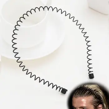 Neviditeľné Jar hlavový most Kovové Čierne Vlasy Kapely Hoop Hairband Ins pre Dievča Drop Shipping