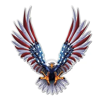 1Pcs karosérie Okno Nálepky Americkej Vlajky Eagle Pre Dekorácie Kryt Sractches Reflexné Nálepky Nepremokavé Nálepky