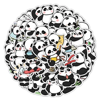50Pcs/Pack Roztomilý Zvieratá Panda Dekorácie, Samolepiace Nálepky DIY Cartoon Nálepky Denník Nálepky Zápisník Nálepky na kancelárske potreby