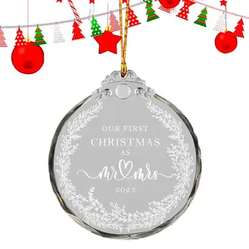 Naše Prvé Vianoce Spolu Ornament 2023 Zásnubné Dary Novo Zaoberá Jedinečný Svadobný Dar Pre Ženy, Svadobné Sprcha Darček
