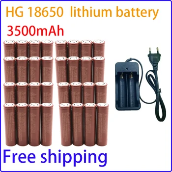 100% Neue Pôvodné Hg2 18650 Batterie 3500mah Ladegerät Hg2 3,7 V Entladung 20a Schrauben Dreher Für Wiederauf Ladbare Batterie