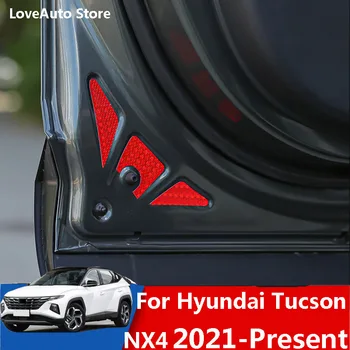 pre Hyundai Tucson NX4 2021 2022 Auto Svetlometu Kolesa Obočie Dvere Auta Reflexné Nálepky Upozorňujúce Nálepky Svetlo Obočie Kryt