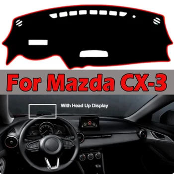 2 Vrstvy Auto Vnútorné Panel Kryt Pre Mazda CX-3 CX3 2016 2017 2018 2019 Dashmat Podložku Koberec Dash Mat slnečník Pad Auto Styling