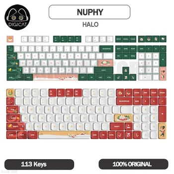 NuPhy Halo Série Vianočné Keycaps Mňau Tému Keycaps KDA PBT Keycap Tepelnej Sublimačná Herné Príslušenstvo Mechanické Klávesnice