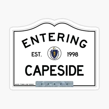 Zadanie Capeside Massachusetts Mesto Li 5 KS Auto Samolepky pre Funny Nárazníka Notebook Stenu Decor Batožiny Dekorácie Domov