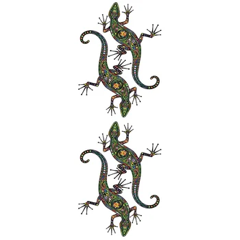 4 Ks Domov Nálepky Gecko Batožiny Prípadoch Retro Dekor Sa Môže Pohybovať Zábavné Dieťa Zvierat Nálepky Deti