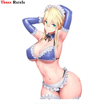 Tri Ratels FC947 Sexy Hentai Anime Dievča čelného skla Nálepky, Pvc Obrázok Odtlačkový