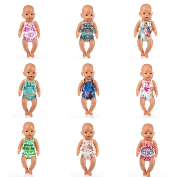 Nové plavky Doll Oblečenie vhodné Pre 43 cm baby new born Bábika oblečenie reborn Bábiky Príslušenstvo