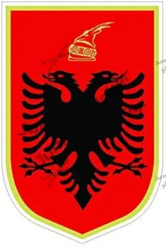 Albánsky štátny znak Nálepky vysekávané Vinyl Odtlačkový Auto Motocross Závodné Notebook Prilba batožinového priestoru Kryt Škrabance Dekorácie-Nálepky