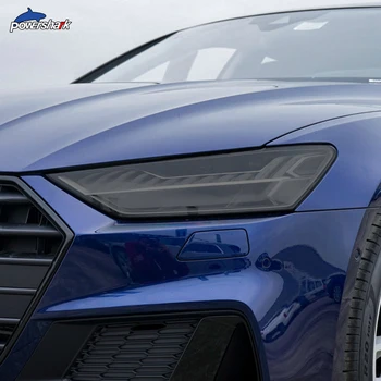 Auto Svetlometu Odtieň Black Ochranný Film na Ochranu koncových svetiel Transparentné TPU Nálepka Pre Audi A7 S7 4K 2019-Súčasnosť Príslušenstvo