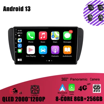 pre Seat Ibiza MK4 6J Športové Kupé Ecomotive Cupra na roky 2009-2013 Android 13 autorádia Multimediálne Video Prehrávač, GPS Navigáciu