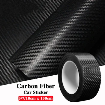 ZIShan 3D Carbon Fiber Vinyl Auto Zábal List Roll Film polepy Áut a Otlačkom Motocykel, Auto Styling Príslušenstvo Automobily