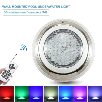 Nerezová Oceľ LED Bazén Svetlo Vodotesný IP68 12V Vonkajší RGB Podvodná Svetla, Rybník LED Piscina Luz, Ponorné Svietidlá
