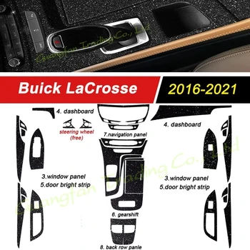 Pre Buick Lakros 2016-2021 Auto-Styling 3D/5D Uhlíkových Vlákien Interiéru Vozidla stredovej Konzoly Farba Liatie Nálepky, Nálepky Príslušenstvo