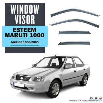 Pre Suzuki Maruti Úcta 1000 MK2-SF 1988-2005 Plastové Okno Clonu Prieduch Odtiene Slnko, Dážď Deflektor Stráže 4PCS/SET