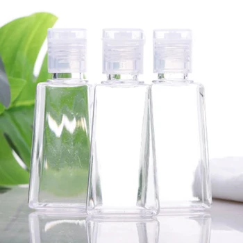 Transparentný Sprej Fľaša Kozmetické Flip Spp Fľaša Kontajner Hand Sanitizer Fľaše Trapézové Prázdnych Fľašiach