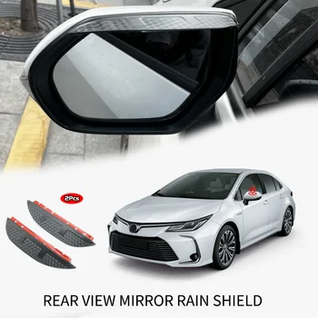 Pre Toyota Corolla E150 E170 E180 E210 Nepružné Akryl Auto Spätné Zrkadlo Obočie Dážď zariadenia Štít Proti-dažďový Kryt Žľaby