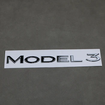Zadný Kufor Znak Loga Odznak Nálepka Pre Tesla Model 3