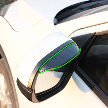 2ks/Set ABS Čierne Spätné Zrkadlo Dažďový Obočie Štít Výstroj Kryt Nálepka pre Honda Vezel HRV HR-V XRV 2014 2015 Príslušenstvo