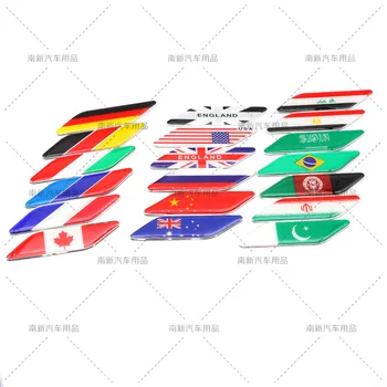 2 KS Taliansko, Nemecko, Francúzsko, Kanada, Spojené Štáty, Británia, Japonsko, Austrália, národné vlajky, samolepky, lepiace nálepky.