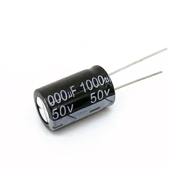 100KS Higt kvality 50V1000UF 13*20 mm 1000UF 50 13*20 Elektrolytický kondenzátor