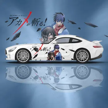 Vlastné Kurome Akame ga Zabiť! Auto Príslušenstvo Anime Itasha Telo Nálepky Auto Strane Film Odtlačkový Telo Nálepky SUV Dekorácie Vzor