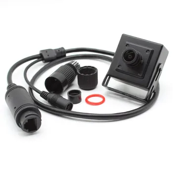 x2pcs Mini box HD 4MP Audio Celej Siete CCTV POE IP Kamera Security IPC H. 265 ONVIF