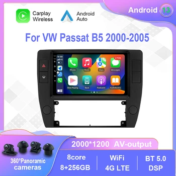Android 12.0 Pre Volkswagen Passat B5 2000-2005 Auto Rádio Multimediálny Prehrávač Videa Navigáciu stereo Carplay Č 2din 2 din dvd