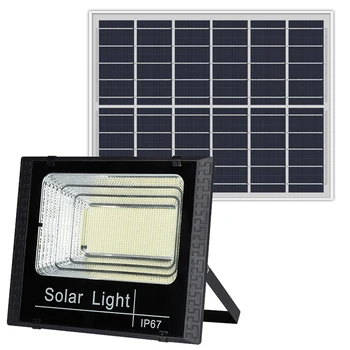Solárne Povodňových Svetlá Diaľkové Ovládanie, 100W Solárny Pozornosti Exteriérový Vodotesný IP67 Odolný Jednoduchá Inštalácia