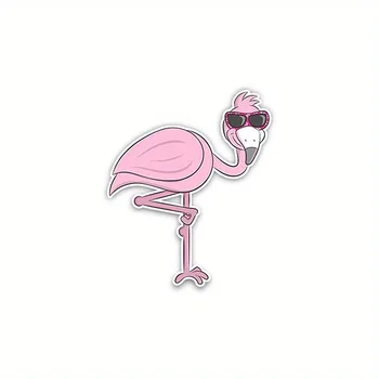 Auto Nálepky Magnet Flamingo Magnetické Vinyl Nárazníka Palice Na Žiadne Kovové Predmety, Chladnička,, Známky Pre Motocykle Tapiet Náhodne Sti
