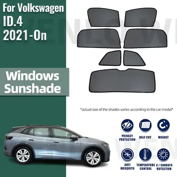 Pre Volkswagen VW ID.4 ID4 2020 2021 2022 2023 2024 Magnetické Auto Slnečník Štít, Predné čelné Sklo Opony Bočné Okno slnečník