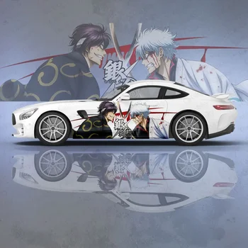 Gintama anime Auto Odtlačkový Ochranné Fólie Vinylové Strane Grafické Zábal Príslušenstvo Maľovanie Auto Nálepky
