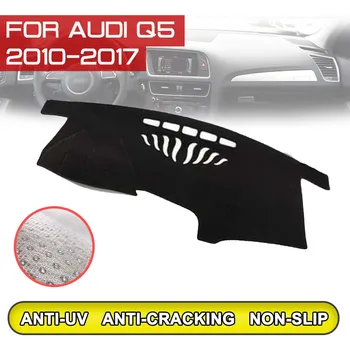 pre Audi Q5 2010 2011 2012 2013 2014 2015-2017 Auto Tabuli Mat Anti-špinavé Non-slip Dash Kryt Mat UV Ochranu, Tieň Nálepky
