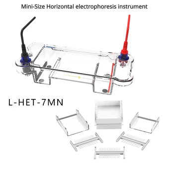 LABGIC Mini Veľkosť Horizontálnej Elektroforézu Nádrž Mid-Size Horizontálne Elektroforézu Nástroja