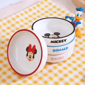 Disney Anime Mickey Mouse 3.75 Palcový Chuť Jedlo Keramické Cartoon Tanier Dezertný Sója, Ovocie Omáčkou Jedlo, Korenie Misy Domácich Jedál