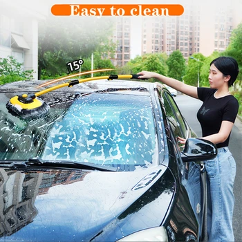 Umývanie auta mop kefa auto mäkká kefa na vlasy nie je na škodu auto, špeciálne dlhá rukoväť teleskopická umývanie auta nástroj dodávky