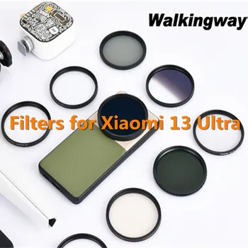 Chôdza Cesta Filtre pre Xiao 13 Ultra Telefón Prípade 67mm Telefón Filter, Držiak Mobilných Streľba ND CPL Mäkké Star Svetlice zblízka filter