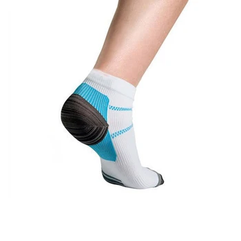 1 Pár-Vysoká Kvalita Nohy Kompresné Ponožky pre Plantárna Fasciitis Päty Ostrohy Arch Bolesť Pohodlné Ponožky Žilovej Ponožky 8 Farieb
