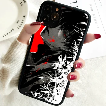 5 5S SE 2020 Telefón Kryt puzdro pre iPhone 6 6 7 8 PLUS X XS XR 11 12 13 MINI 14 PRO MAX Gumy Anime Kaneki Ken Tokio Démon