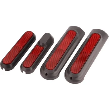 Predná Vidlica Kolieska Kryt pre Xiao 4 Pro Elektrický Skúter Zadné Náboj Kolesa Reflexné Nálepky Časti Červená