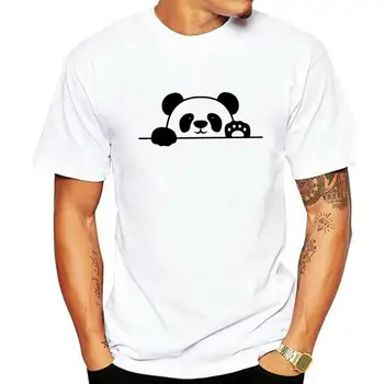 Plus Veľkosť S-5XL Ženy Bavlnené Tričko Panda Tlač Žena Bežné Tričko 2022 Letné T-shirts Žena Krátke Sleeve Tee Topy