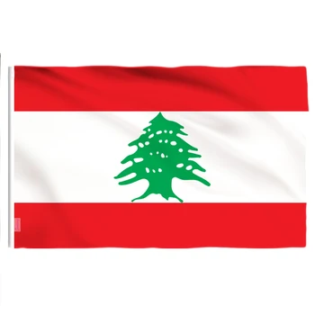 90x150 CM Republika Libanon vlajka Libanon dekoratívne pre Dekorácie