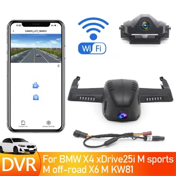 Plug and play Auta DVR, Digitálny Video Rekordér Predná Kamera Dash Cam UHD 2160P Pre BMW X4 xDrive25i M športové M off-road X6 M KW81