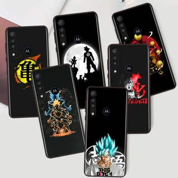 D-Dragon Ball Z Animácie Pre Motorola G71 Okraji E22 G52 G31 X40 E20 E7i G8 G9 Plus G Pero, 5G Black Telefón Prípade
